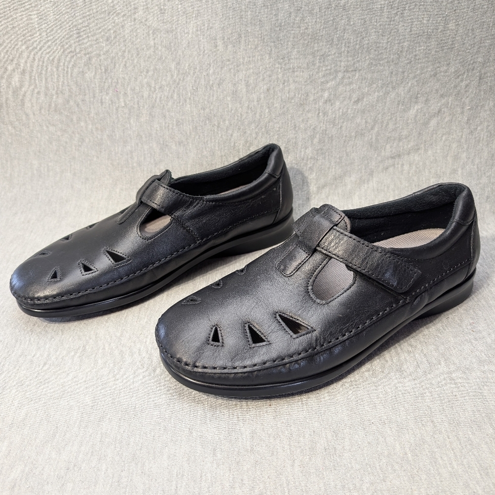 SAS Tripad Comfort Shoes Women's 12 Black Roamer Mary Jane